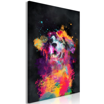 Canvas Print - Dog's Joy (1 Part) Vertical