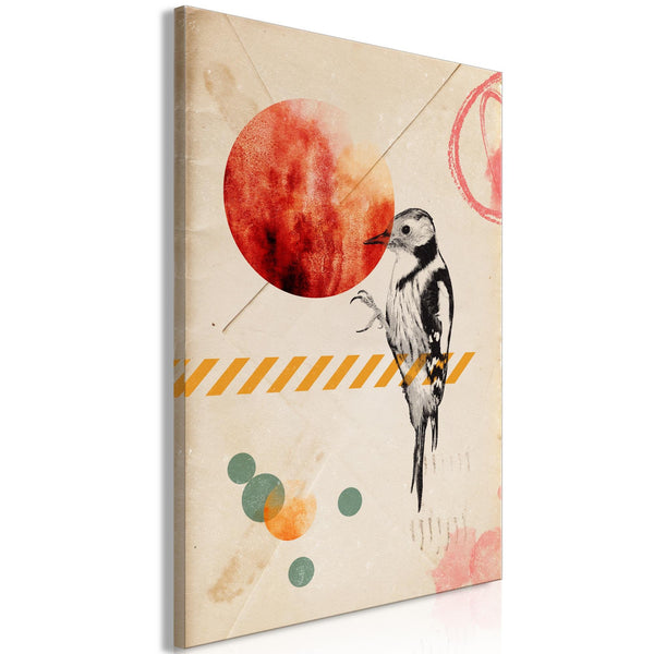 Canvas Print - Bird Mail (1 Part) Vertical