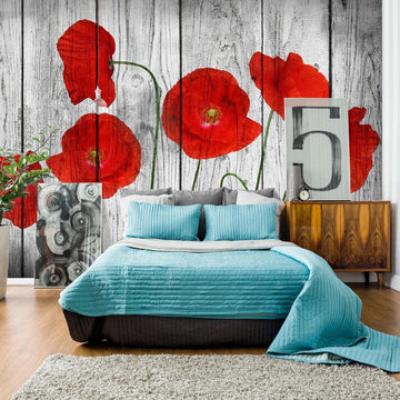 Wallpaper - Tale of Red Poppies