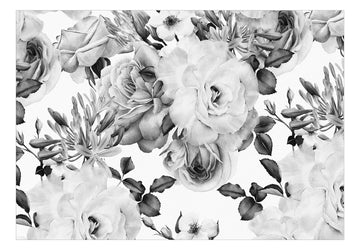 Wallpaper - Sentimental Garden (Black and White)