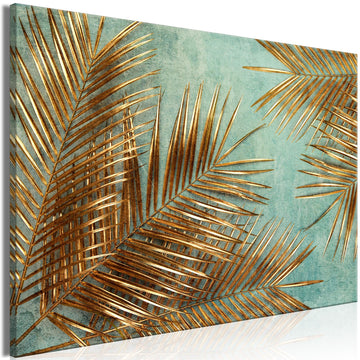 Canvas Print - Sunny Palm Trees (1 Part) Wide