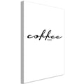 Canvas Print - Coffee Times (1 Part) Vertical