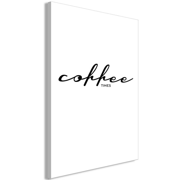 Canvas Print - Coffee Times (1 Part) Vertical