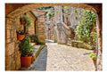 Wallpaper - Provincial alley in Tuscany
