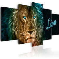 Canvas Print - Gold lion