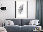 Poster - Lost Feather (Grey)