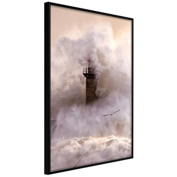 Poster - Lighthouse During a Storm