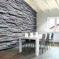 Wallpaper - Grey stone wall