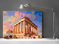 DIY canvas painting - Acropolis
