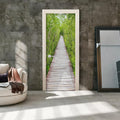 Photo wallpaper on the door - The Path of Nature