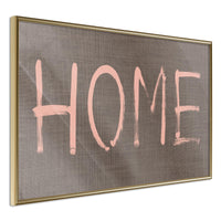 Poster - Simply Home (Pink)