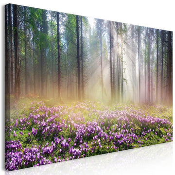 Canvas Print - Purple Meadow (1 Part) Wide