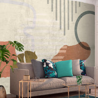Self-adhesive Wallpaper - Abstract Landscape