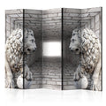 Room Divider - Stone Lions II [Room Dividers]