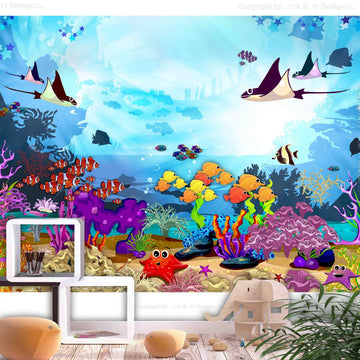 Self-adhesive Wallpaper - Underwater Fun