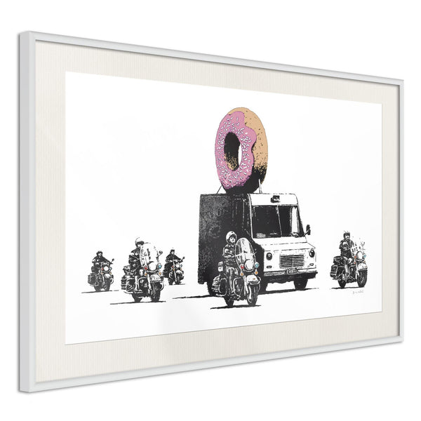 Poster - Banksy: Donuts (Strawberry)