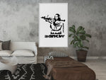 Poster - Banksy: Mona Lisa with Bazooka I