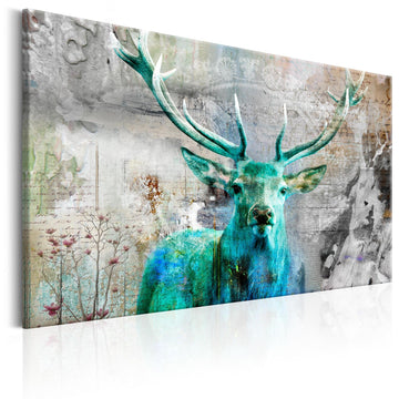 Canvas Print - Green Deer