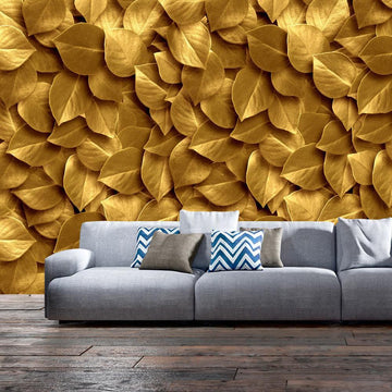 Wallpaper - Golden Leaves
