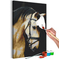 DIY canvas painting - Horse Portrait