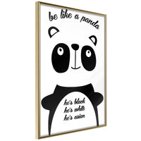 Poster - Tolerant Panda