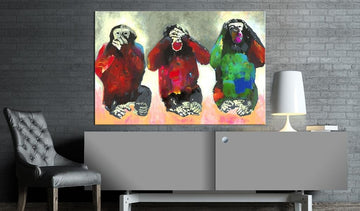 Canvas Print - Three Wise Monkeys