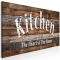 Canvas Print - Kitchen - the Heart of the Home (1 Part) Narrow