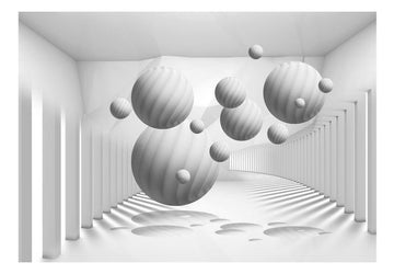Wallpaper - Balls in White