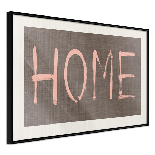 Poster - Simply Home (Pink)