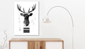 Canvas Print - Abstract Antlers (1 Part) Vertical