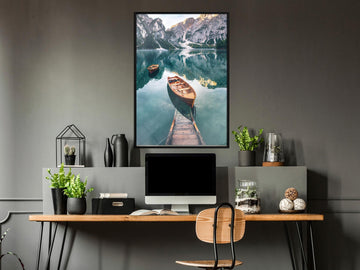 Poster - Lake in a Mountain Valley