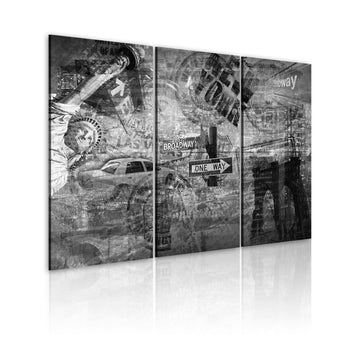 Canvas Print - Symbols of NYC