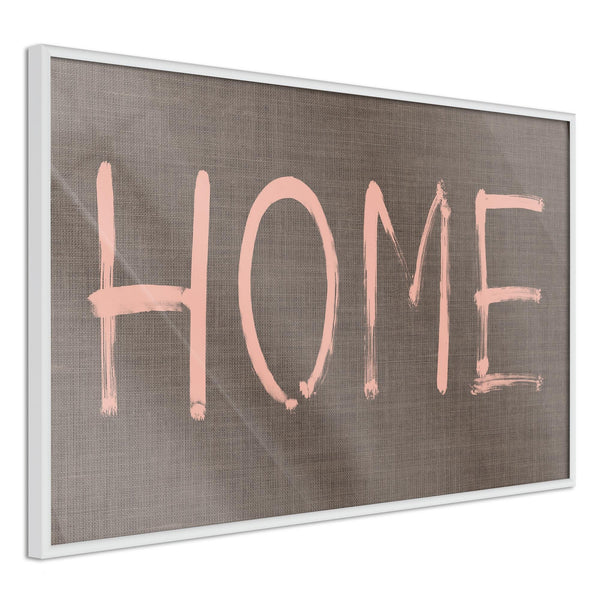 Poster - Simply Home (Pink)