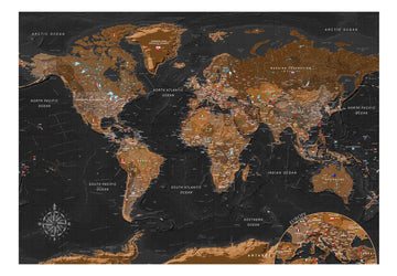 Wallpaper - World: Stylish Map