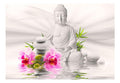 Wallpaper - Buddha and Orchids
