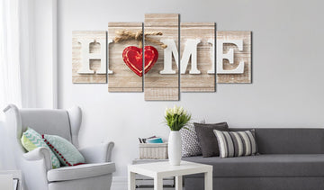 Canvas Print - Home: House of Love