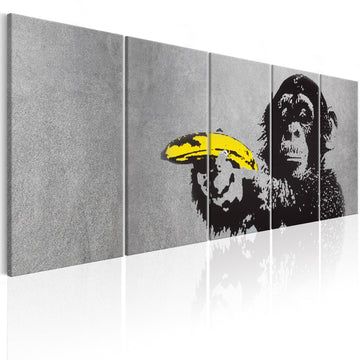 Canvas Print - Monkey and Banana
