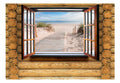 Wallpaper - Beach outside the window