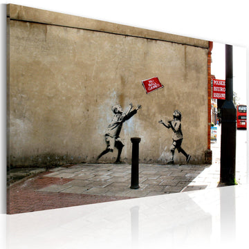Canvas Print - No ball games (Banksy)