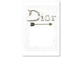 Canvas Print - Silver Dior (1 Part) Vertical