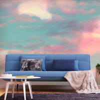 Self-adhesive Wallpaper - Fire Clouds