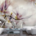 Self-adhesive Wallpaper - Subtle Magnolias - First Variant
