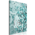 Canvas Print - It's a New Day (1 Part) Vertical