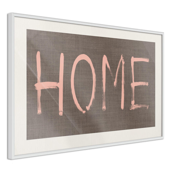 Poster - Simply Home (Pink)