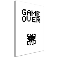 Canvas Print - Game Over (1 Part) Vertical