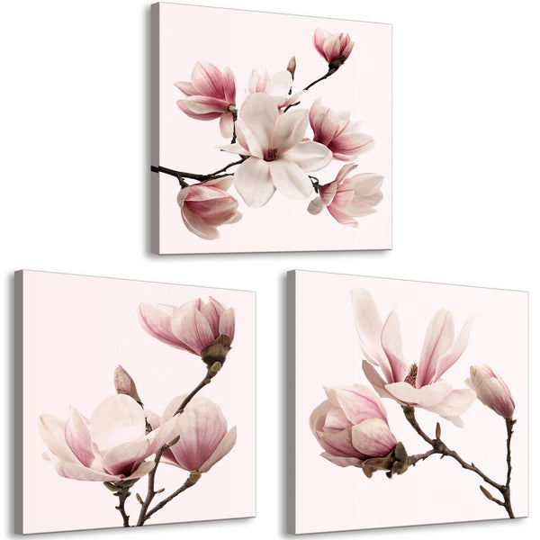 Canvas Print - Magnolia Obsession (3 Parts)