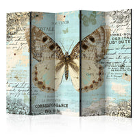 Room Divider - Postcard with butterfly II [Room Dividers]