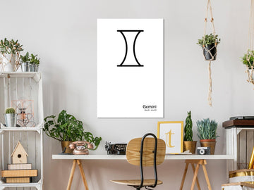 Canvas Print - Gemini (1 Part) Vertical