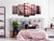 Canvas Print - Morning (5 Parts) Wide Pink