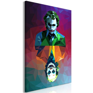 Canvas Print - Reflection of Characters (1 Part) Vertical